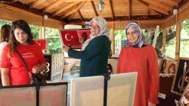 Kursiyerlerin El Emeği Göz Nuru Eserleri Sergilendi