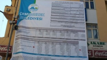 ŞEFFAF BELEDİYECİLİĞİN İLK ADIMI