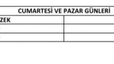 FERİBOT SAATLERİ 01.12.2020  TARİHİNDEN İTİBAREN DEĞİŞMİŞTİR