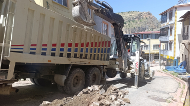 Doğalgaz çalışmaları devam ediyor