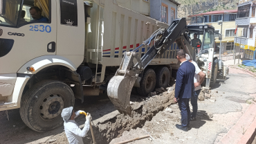 Doğalgaz çalışmaları devam ediyor