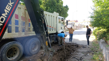 Doğalgaz çalışmaları devam ediyor