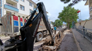 Doğalgaz çalışmaları devam ediyor