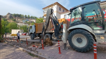 Doğalgaz çalışmaları devam ediyor