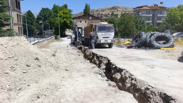 Doğalgaz çalışmaları devam ediyor