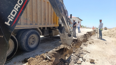 Doğalgaz çalışmaları devam ediyor