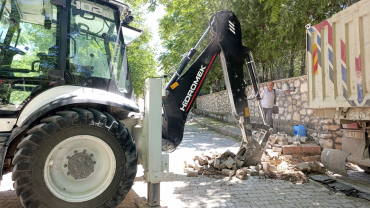 Doğalgaz çalışmaları devam ediyor
